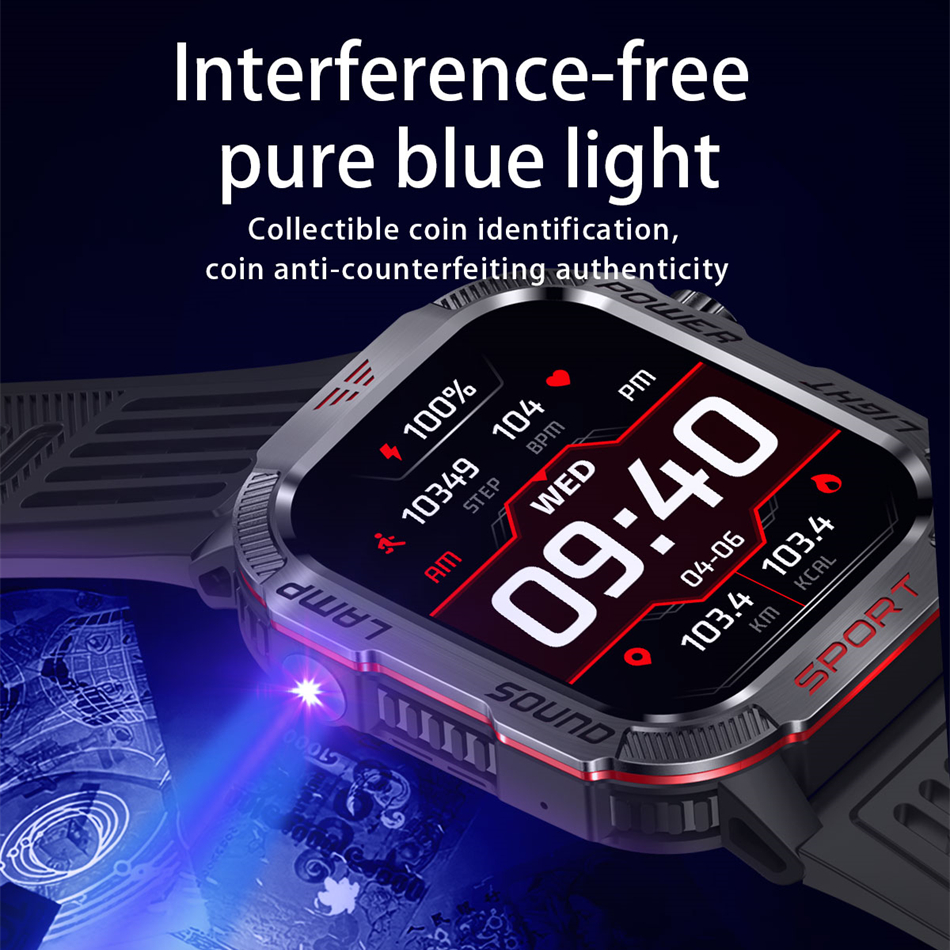 ⌚️ ساعة سمارت رجالية متعددة الوظائف – تصميم عصري ومزايا لا تحصى