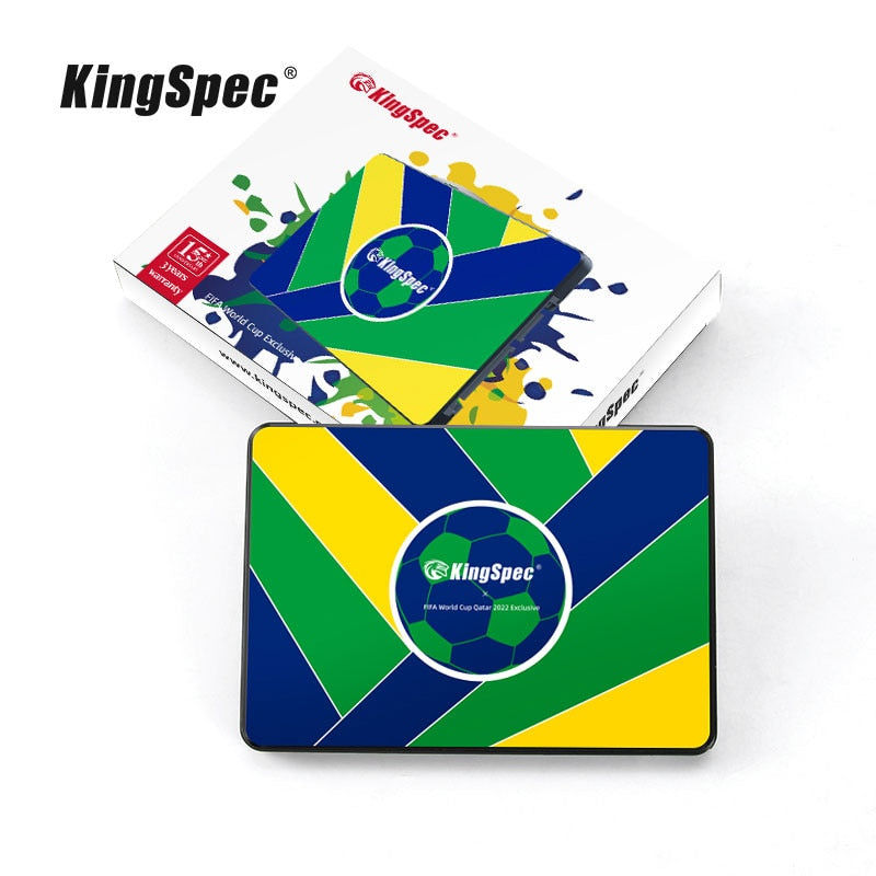 قرص صلب SATA SSD بسعة GB 250 من الماركة King Spec للحواسيب المحمولة